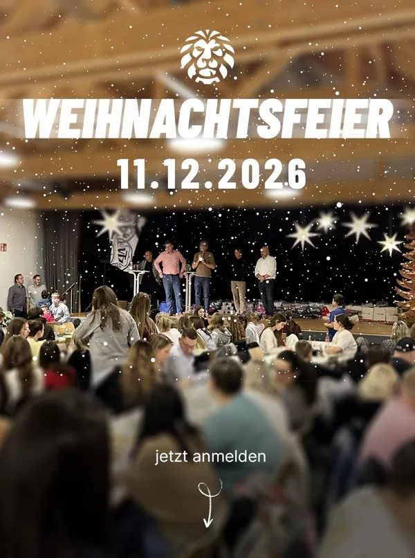 Plakat zur Weihnachtsfeier der SG Zweibrücken am 11.12.2026